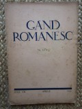 REVISTA GAND ROMANESC , NR. 1-4 , ANUL VIII , APRILIE , 1940