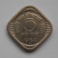 5 PAISE 1963 INDIA