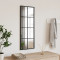 Oglinda de perete, negru, 30x80 cm, dreptunghiulara, fier GartenMobel Dekor