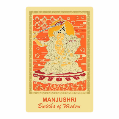 Cardul intelepciunii si al invataturii cu Buddha Manjushri &amp;amp;#8211; 2023 foto
