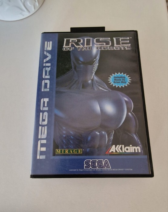 Cartus joc Rise of the Robots, pentru Sega Mega Drive
