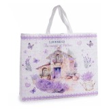Cumpara ieftin Sacosa cumparaturi material netesut Provensal cm49x12x56H, 21 L