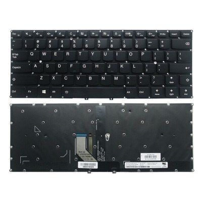 Tastatura Laptop, Lenovo, Yoga 910-13IKB Type 80VG, 80VF, iluminata, neagra, layout US foto