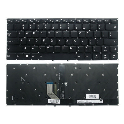 Tastatura Laptop, Lenovo, Yoga 910-13, 910-13IKB, iluminata, neagra, us foto