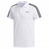 Tricouri polo adidas Designed 2 Move 3-Stripes Polo Shirt FL0322 alb