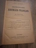 Dictionnaire Roumain-Fran&ccedil;ais (editia III) - Const. Săineanu
