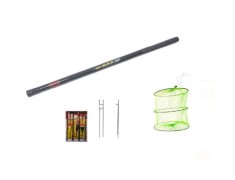 Set undita pescuit, carbon compozit cu accesorii si juvelnic