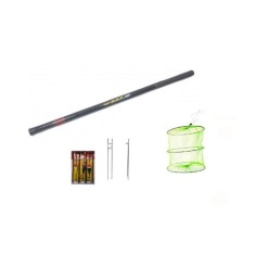 Set undita pescuit, carbon compozit cu accesorii si juvelnic