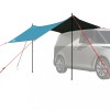 Cort Auto Albastru Impermeabil 410x250x200cm Poliester, Camping Drumetii, Universal, Portabil cu Geanta