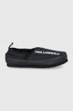 Cumpara ieftin Karl Lagerfeld papuci de casa Kookoon culoarea negru