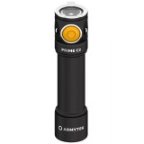 Lanterna Armytek Prime C2, 930 Lumeni, Fascicul Larg, Unghi 120&deg;, Impermeabila IP68, 1x18650 Li-Ion, Black/Warm Light