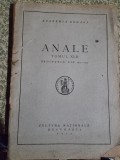 Anale. Tomul XLII Sedintele din 1921-1922
