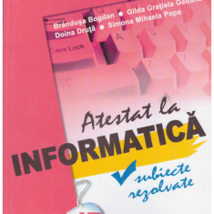 Autor colectiv - Atestat la informatica - subiecte rezolvate - 130835