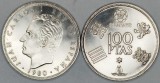 SPANIA 100 PESETAS 1980 , FIFA WORLD CUP - SPANIA '82 , a UNC , KM 820