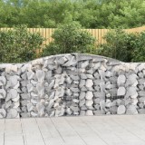 Cumpara ieftin Coșuri gabion arcuite 7 buc, 400x50x100/120 cm fier galvanizat
