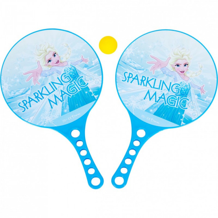 Set palete tenis de masa Frozen Seven, minge inclusa