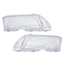 Sticle faruri pentru BMW E46 Seria 3 Facelift (2001-2005), set 2 bucati () foto