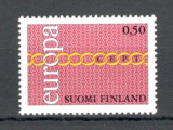 Finlanda.1971 EUROPA SE.415, Nestampilat