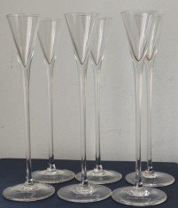 Set 6 pahare pt digestiv, sticla premium Underberg