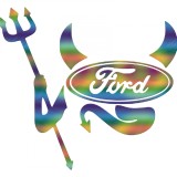Cumpara ieftin Sticker Ford Devil