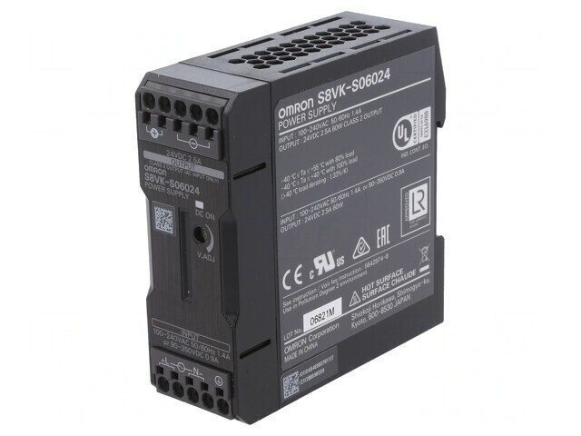 Alimentator Pulsatoriu DIN 60W 24V 2.5A