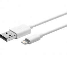 Cablu de date si incarcare de la USB-A catre IOS Lightning, lungime 2 Metri, alb foto