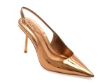Pantofi eleganti ALDO bronz, SERALINA 222, din piele ecologica lacuita