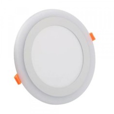 Spot LED Rotund Doua Culori 24+12W 320mm 3000k-6500k Trei Functii SPN DL73S36 foto