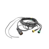 Instalatie electrica cablaj remorca 12V cu fisa 7 pini si 2 mufe baioneta 5 pini 2x4.5m si 2x2.5m Fristom Cod: 045-025