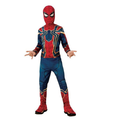 Costum Iron Spiderman pentru baieti L 8-10 ani foto