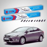 Cumpara ieftin Ștergătoare Ford Focus III Sedan 2011-2018 | Set Față Flat Premium &ndash; TeamCar&reg;