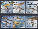 Mozambic - Fauna Marina - RECHINI - MNH - Michel = 23,00 Eur., Nestampilat