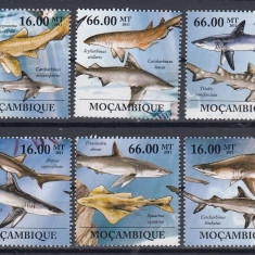 Mozambic - Fauna Marina - RECHINI - MNH - Michel = 23,00 Eur.