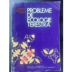 Probleme de ecologie terestra- R. Codreanu