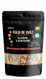 Fulgi de ovaz fini fara gluten cu stafide si scortisoara, 200g, Niavis