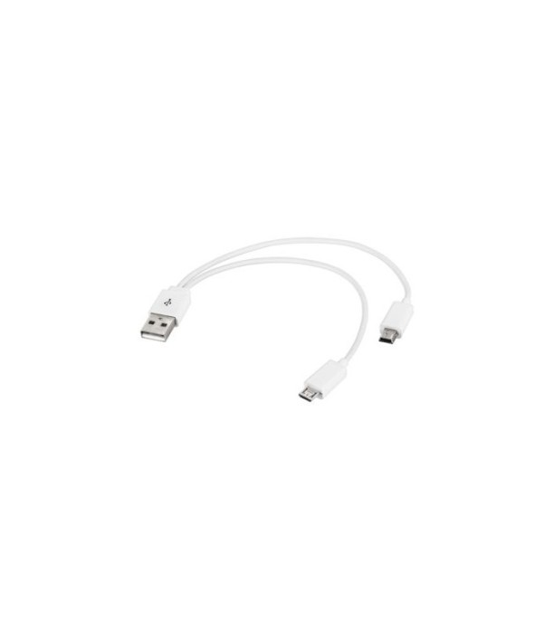 Cablu adaptor USB la mini USB si micro USB