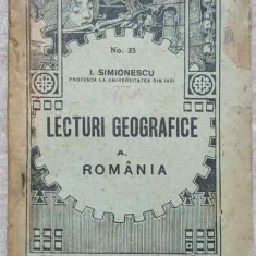 LECTURI GEOGRAFICE - ROMANIA-I. SIMIONESCU