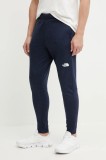 The North Face pantaloni de trening Reaxion culoarea albastru marin, melanj, NF0A8CNQ8Q01