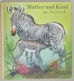 MUTTER UND KIND IN TIERREICH ( MAMA SI COPILUL IN LUMEA ANIMALELOR ), CARTE PENTRU COPII CU TEXT IN LIMBA GERMANA , von HEINRICH DATHE und REINER ZI