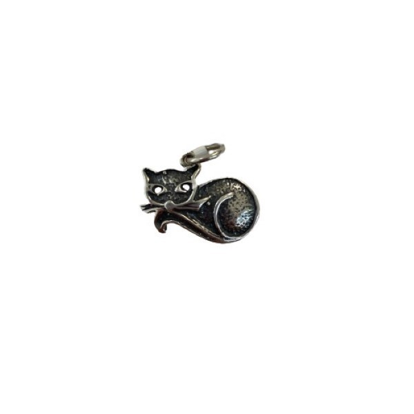 Pandantiv, jolie silver, argint 925, model pisica, 1.4 g, 12x18 mm