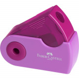 Ascutitoare Simpla cu Container Faber-Castell Sleeve-Mini Trend 2019, Roz, Ascutitori Simple, Ascutitori Faber-Castell, Ascutitori pentru Scoala, Ascu