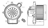 NRF 34270 Ventilator, habitaclu