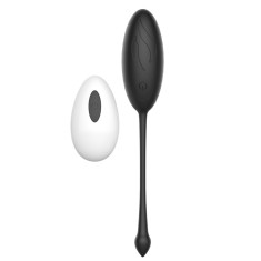 Ou Vibrator Kate Remote Control 10 Moduri Vibratii Silicon USB Negru Passion Labs, Sensations