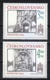 Cehoslovacia 1986 - Bratislava istorica, serie neuzata
