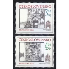 Cehoslovacia 1986 - Bratislava istorica, serie neuzata