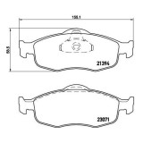 Placute frana Ford Cougar (Ec) 08.98-12.01, Mondeo I (Gbp) 02.93-08.96, Mondeo I Sedan (Gbp) 01.93-08.96, Mondeo I Turnier (Bnp) 01.93-08.96, Mondeo, BREMBO