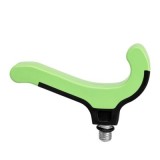 Suport lanseta feeder fata Gonefishing&reg; 27588-1, 9.5 cm x 7 cm, negru/verde, material TPR