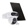 Camera IP PT Dual-Lens 4MP + panou solar 8W, Wi-Fi6, Baterie 10.400 mAh, Audio, IR 35M - EZVIZ CS-HB90/SP(2x4MP) SafetyGuard Surveillance, Rovision