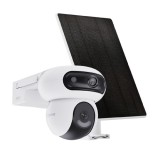 Camera IP PT Dual-Lens 4MP + panou solar 8W, Wi-Fi6, Baterie 10.400 mAh, Audio, IR 35M - EZVIZ CS-HB90/SP(2x4MP) SafetyGuard Surveillance, Rovision