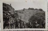 Fotografie, grup de militari germani in timpul celui de-al doilea razboi mondial